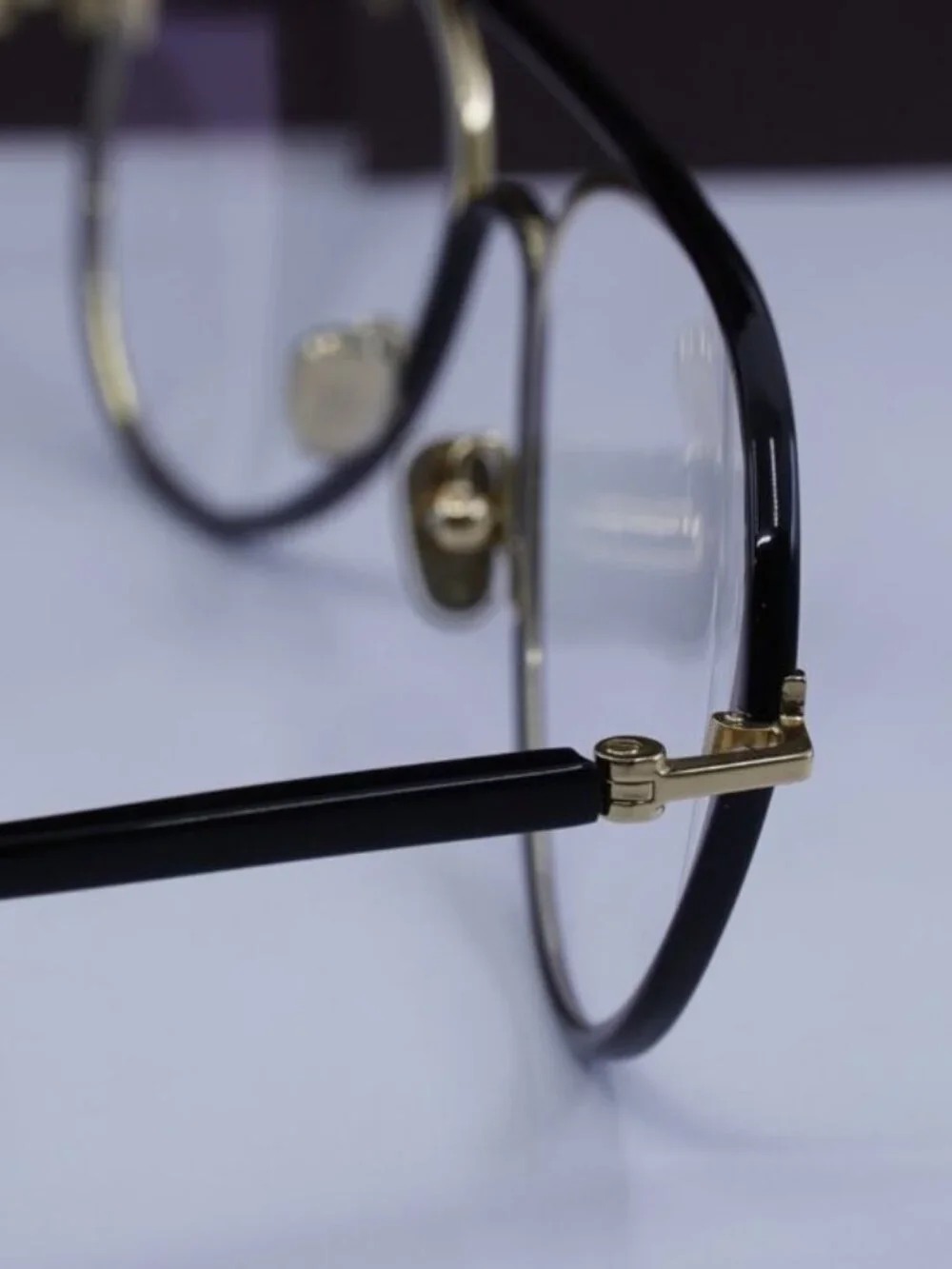 Tom Ford FT5897-B 001 Aviator Eyeglasses 57mm – Black / Blue Light Block